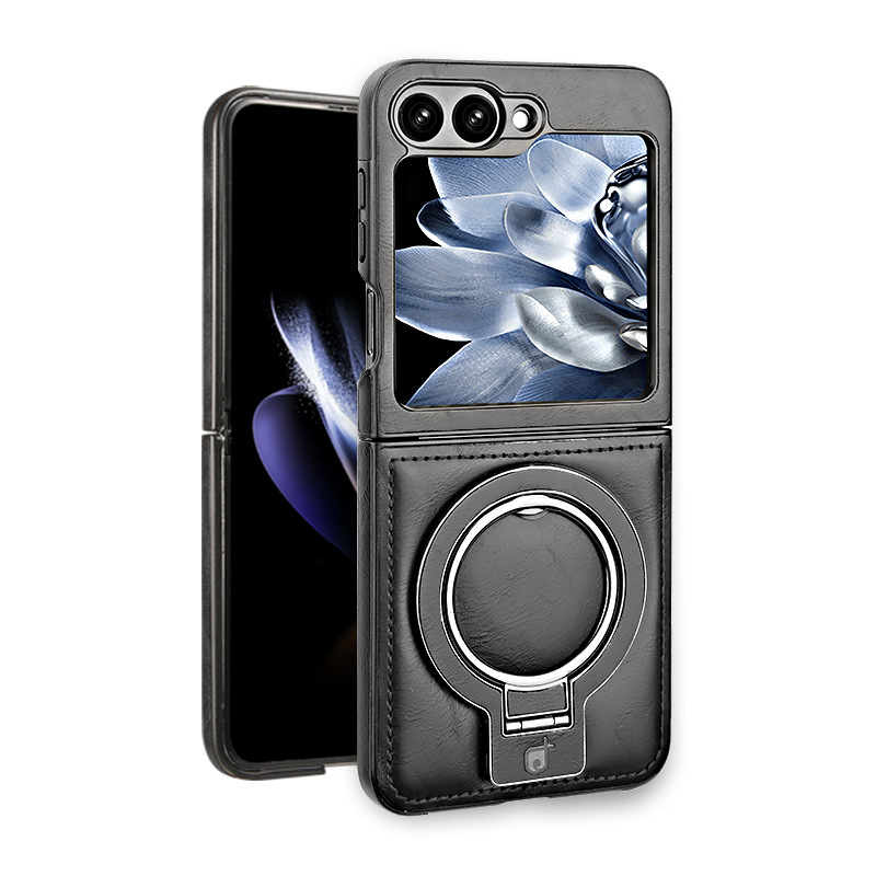 EliteShield - Magnetic Leather Flip Case