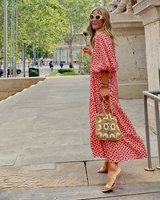 Lucia – V Neck Boho Dress