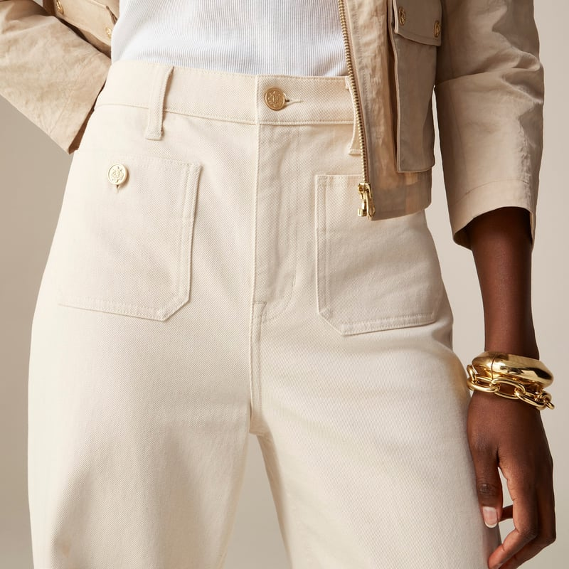 DenimElegance - Plus Flare Pants