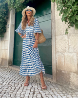 Lucia – V Neck Boho Dress