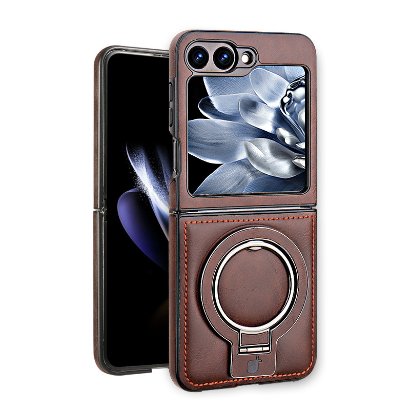 EliteShield - Magnetic Leather Flip Case