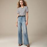 DenimElegance - Plus Flare Pants
