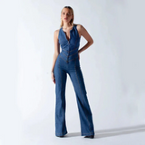 GlowMuse Fit - Y2K Bodycon Jumpsuit