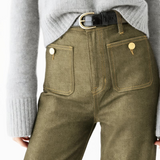 DenimElegance - Plus Flare Pants