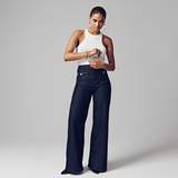 DenimElegance - Plus Flare Pants