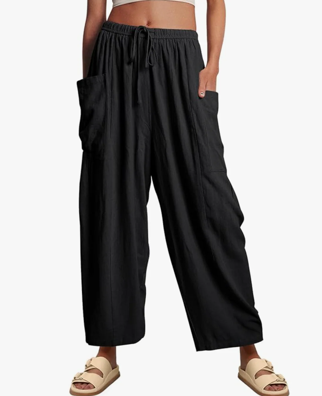 Sireli - Pleated Linen Trousers