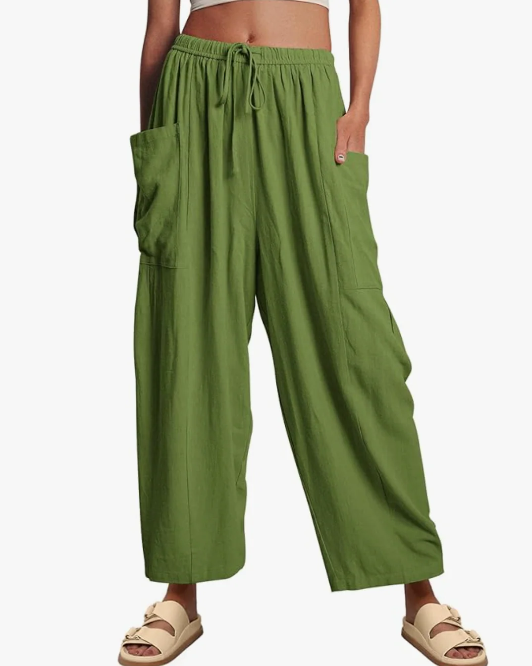 Sireli - Pleated Linen Trousers