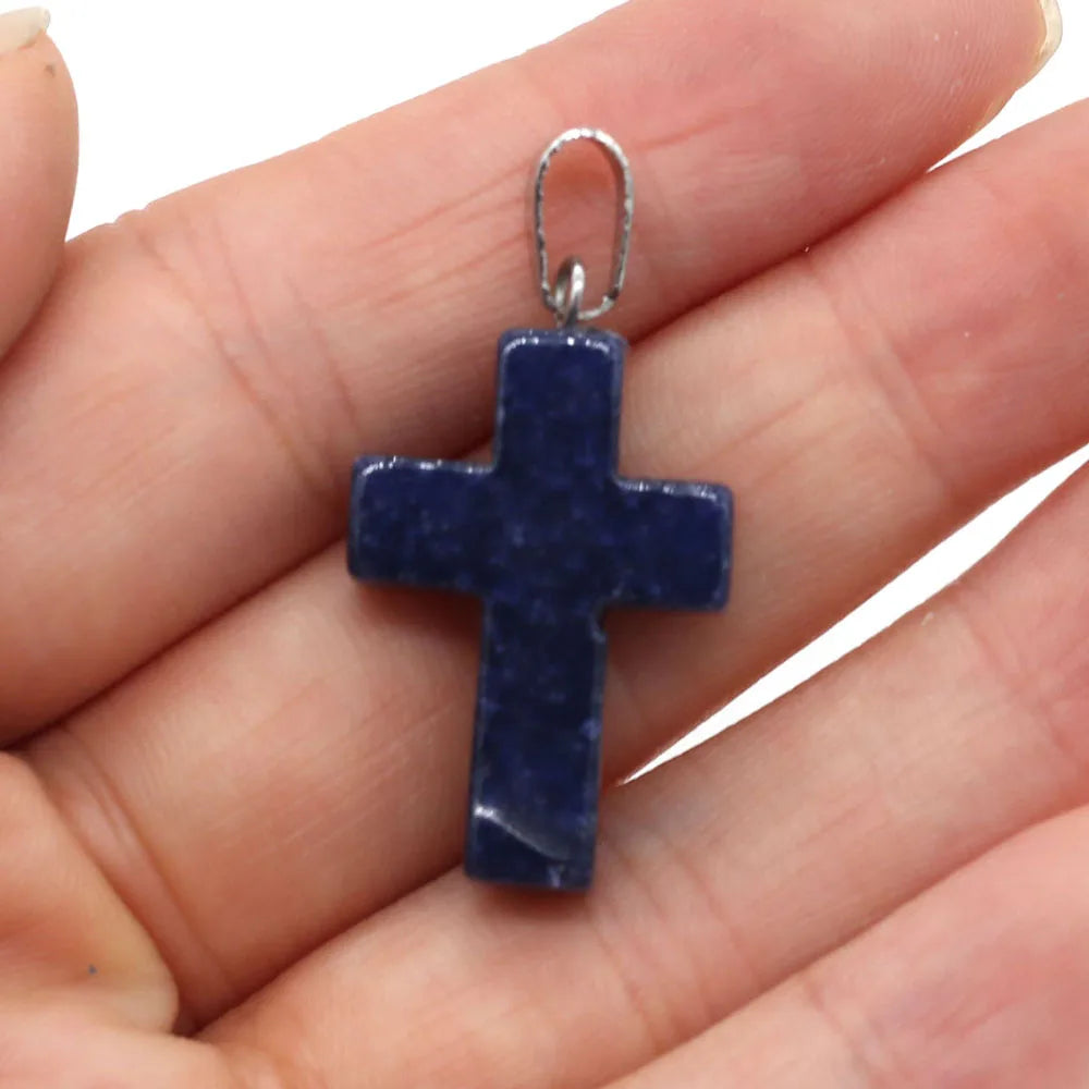 Stancra - Easter Natural Stone Crystal Cross (4 Pcs)