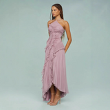 GlamTiera - Ruffled Maxi Dress