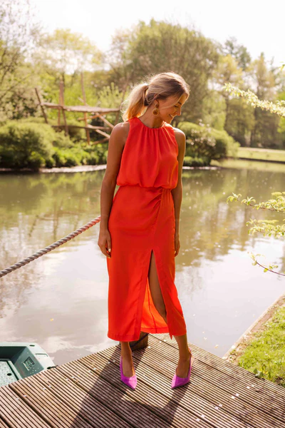 TRAFwear - Pleated Party Dress