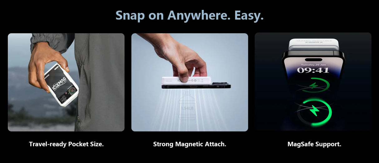 SHARGE - Magnetic Wireless Power Bank