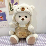 Toylly - Handmade Bear Plush Toy with Dress (30cm)