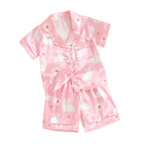 Bopsy - Cute Toddler Easter Pajamas with Bunny Print & Shorts