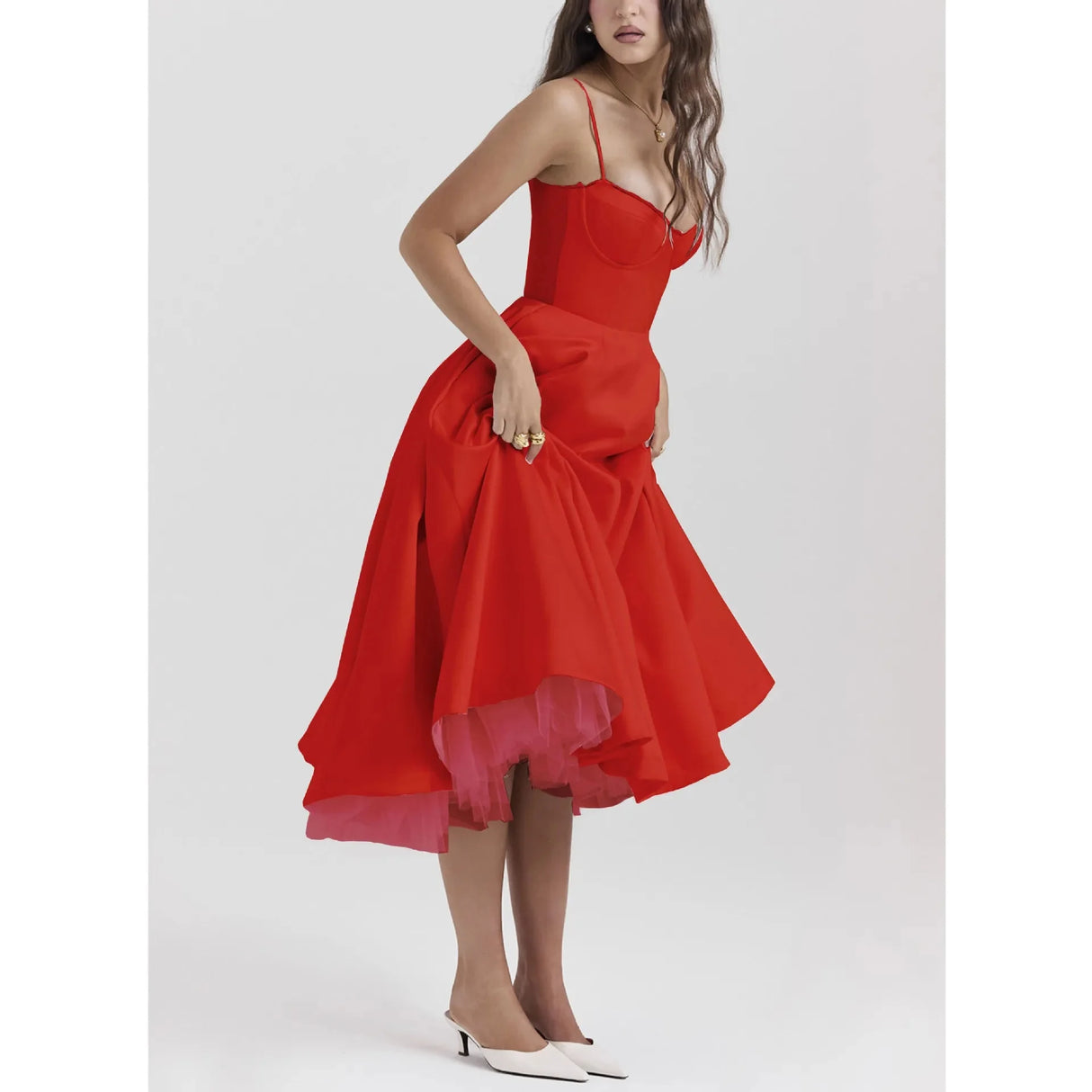 EuroVogue - Strapless Puff Dress