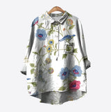 FloraEase - Printed Pocket Shirt