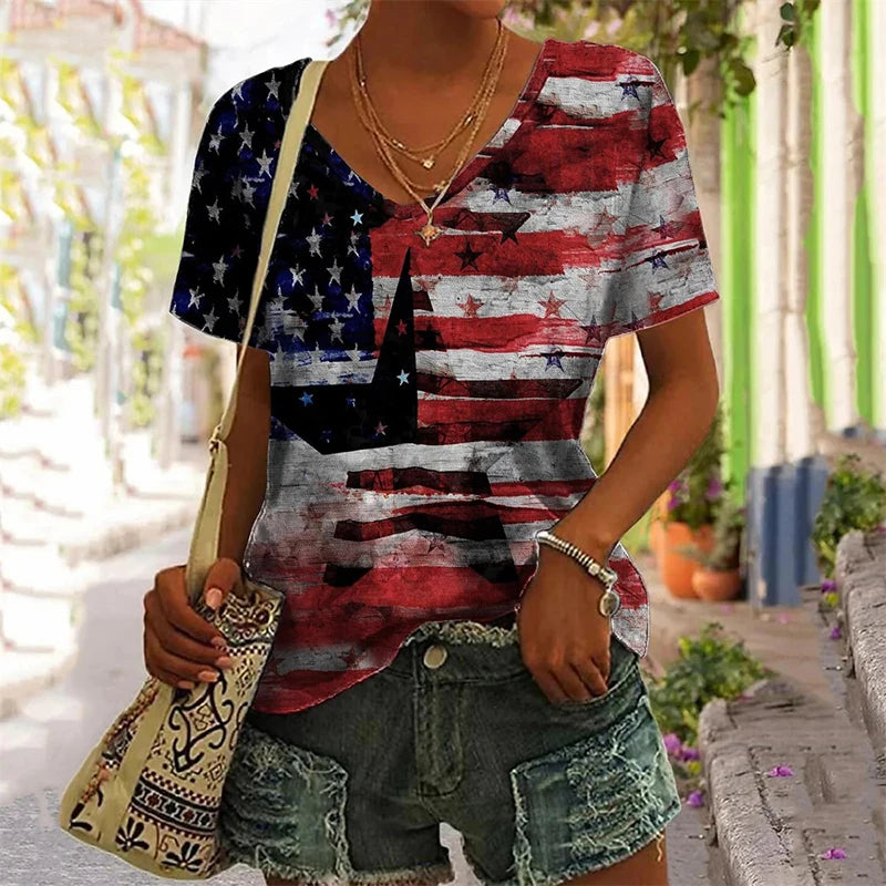 StarVibe - USA Flag Street Tee