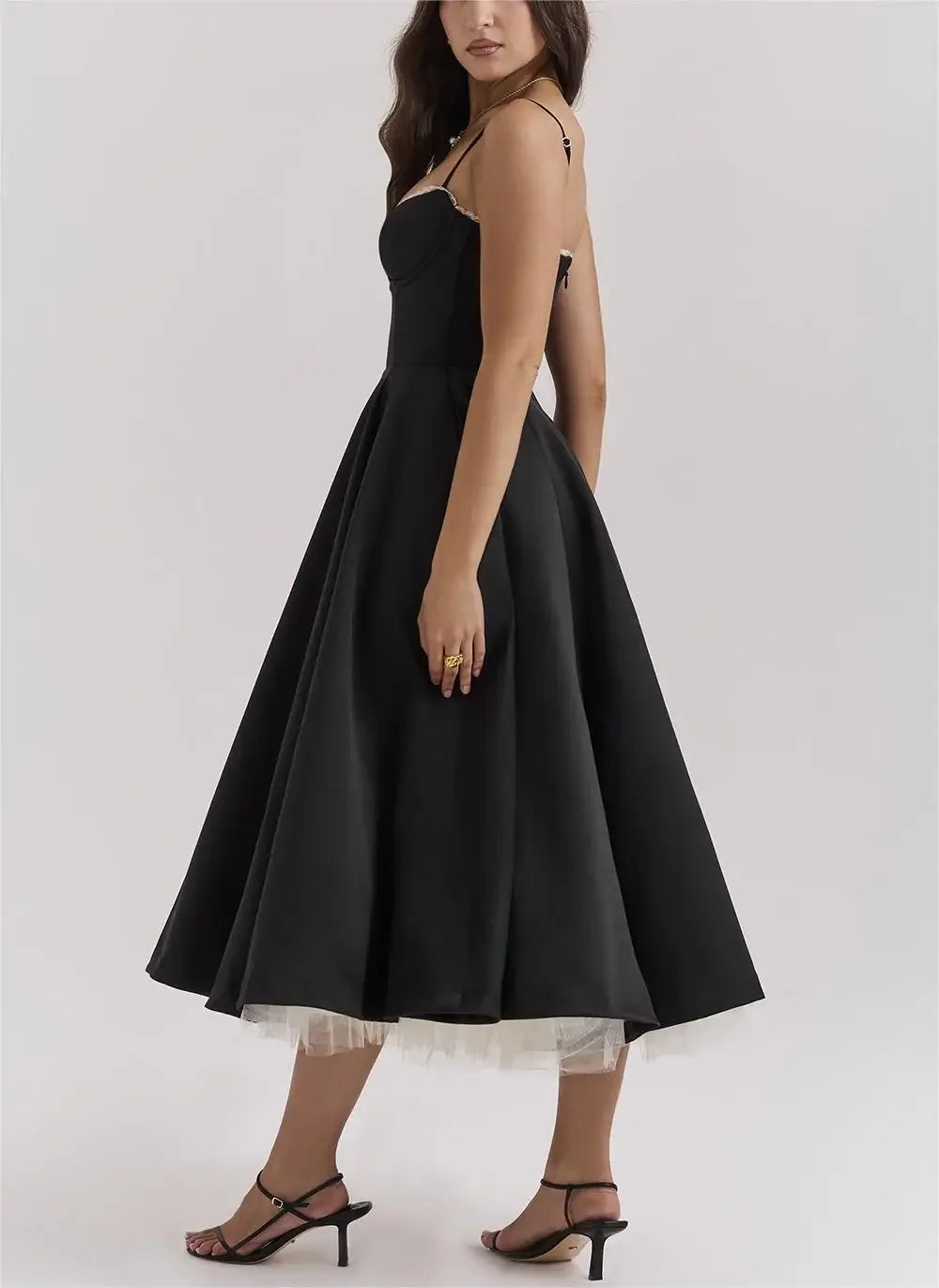 EuroVogue - Strapless Puff Dress