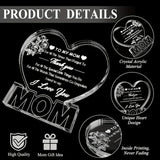 Bloomira - Mom Heart Plaque