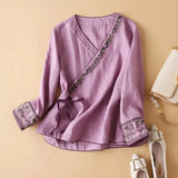 ZenMuse - Ethnic Embroidered Hanfu Top