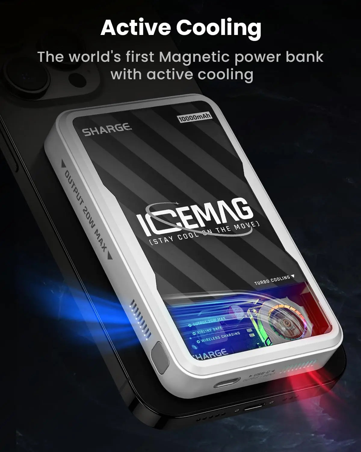 SHARGE - Magnetic Wireless Power Bank