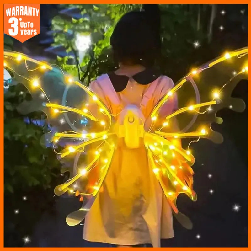 Beetoop - LED Butterfly Elf Wings Costume for Kids