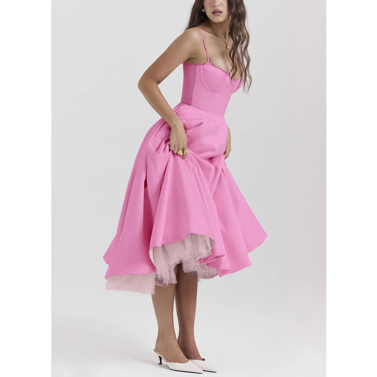EuroVogue - Strapless Puff Dress