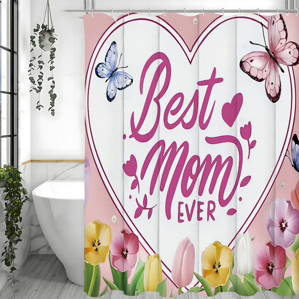 Heartfelt Blossoms - Mother's Day Shower Curtain