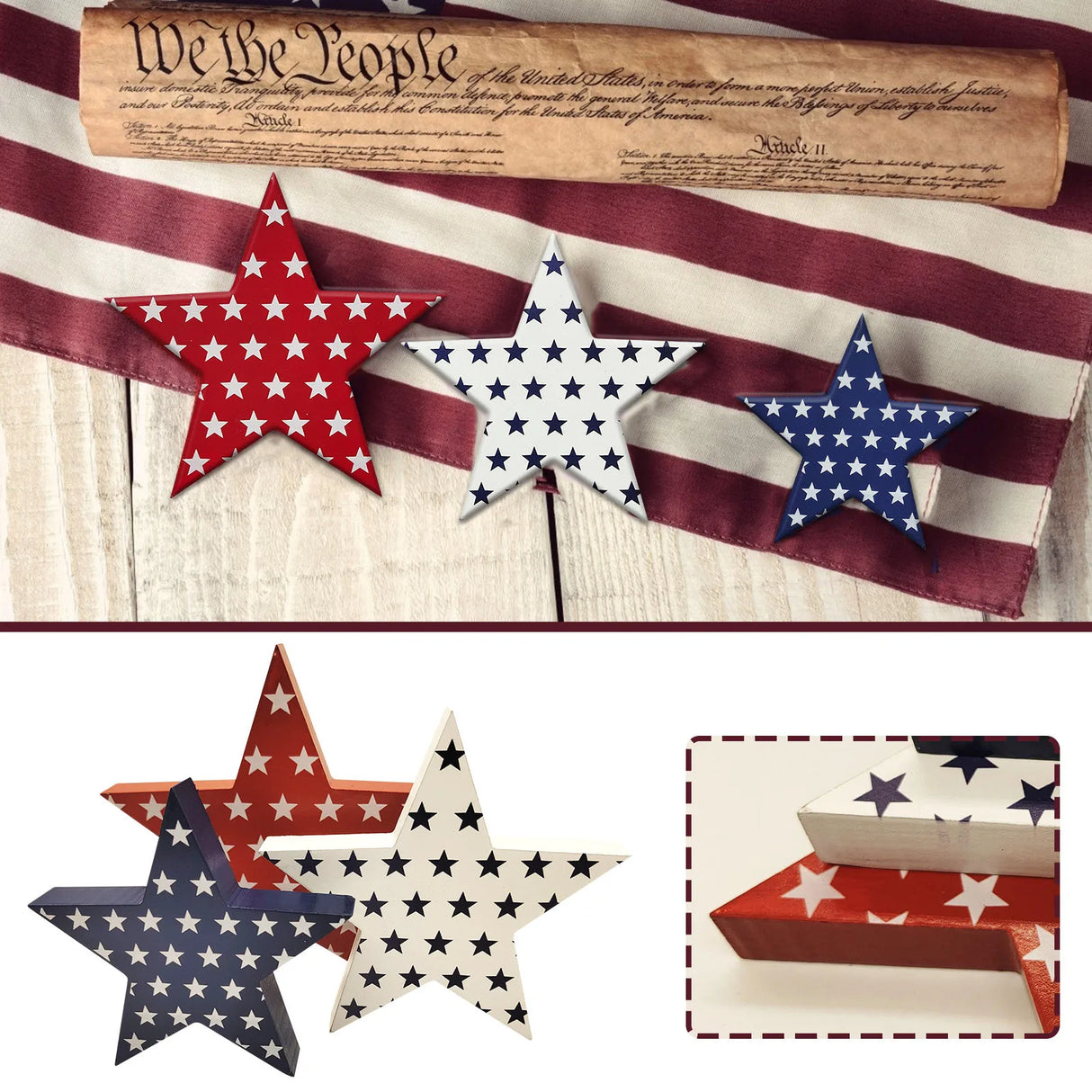 StarSet - Patriotic Wooden Decor