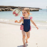 StarSpangle - Girls Patriotic Romper Set