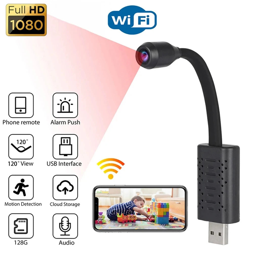 Feevro - Mini USB 1080P Flexible Camera