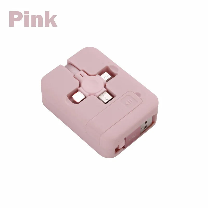 FlexiCharge - 3-in-1 Retractable Cable