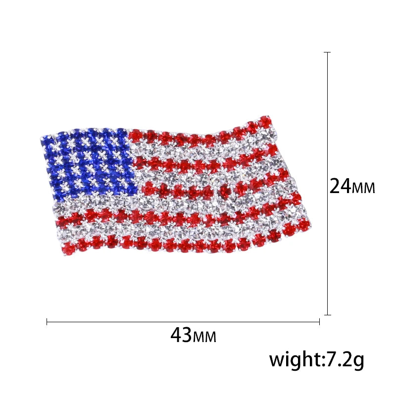 PatriotGleam - USA Flag Brooch Pin
