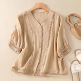 LaceLoom - Vintage Embroidered Blouse