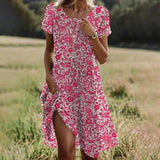 BohoChic Grace - Ethnic Midi Dress