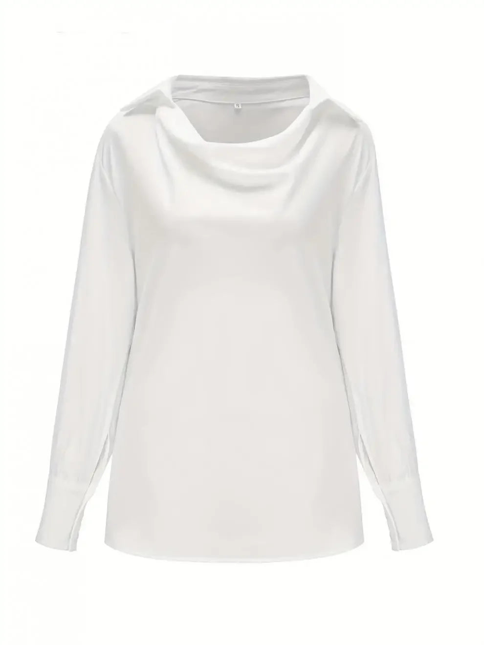 AutumnEase - Elegant Neck Shirt