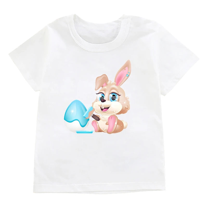 Dadsona - Kids Easter Bunny T-shirt for Sibling Matching Party