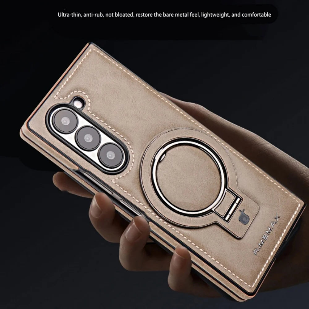 MagSafe Grip - Leather Ring Holder Case