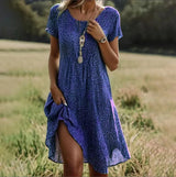 BohoChic Grace - Ethnic Midi Dress