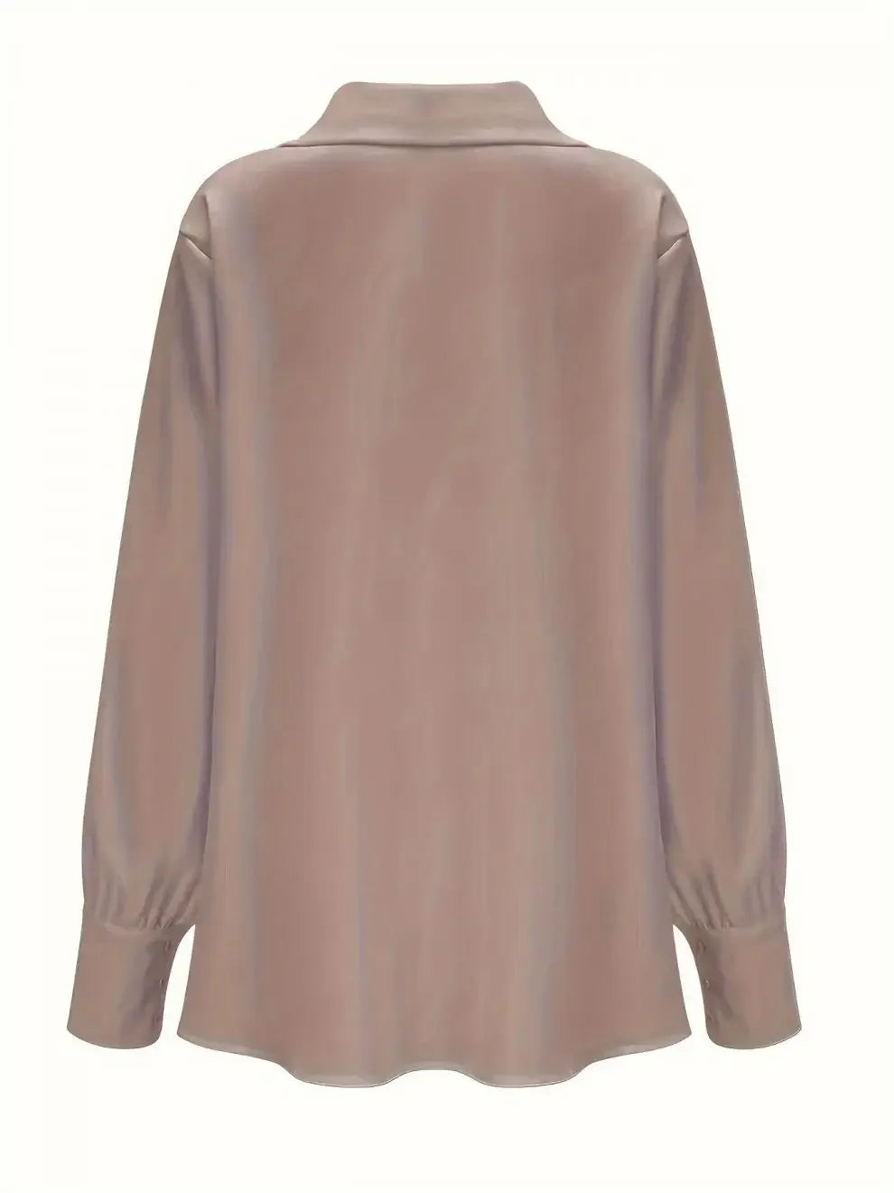AutumnEase - Elegant Neck Shirt