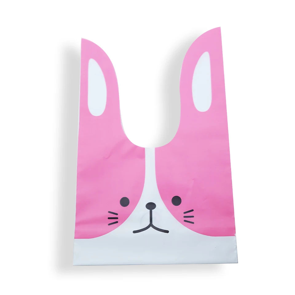 Bunnygift - Cookie Plastic Cute Rabbit Ear Bags (10/20pcs)