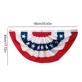 PatrioStyle - USA Pleated Fan Flag