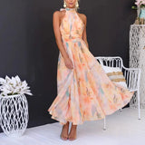 VestiLuxe - Backless Summer Dress