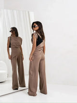 CurveLuxe Trend - Plus Size Pants Set