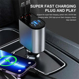 Atmocar - Fast Charge Retractable Car Charger