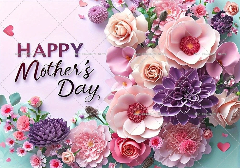 CherishMoments - Mother's Day Backdrop