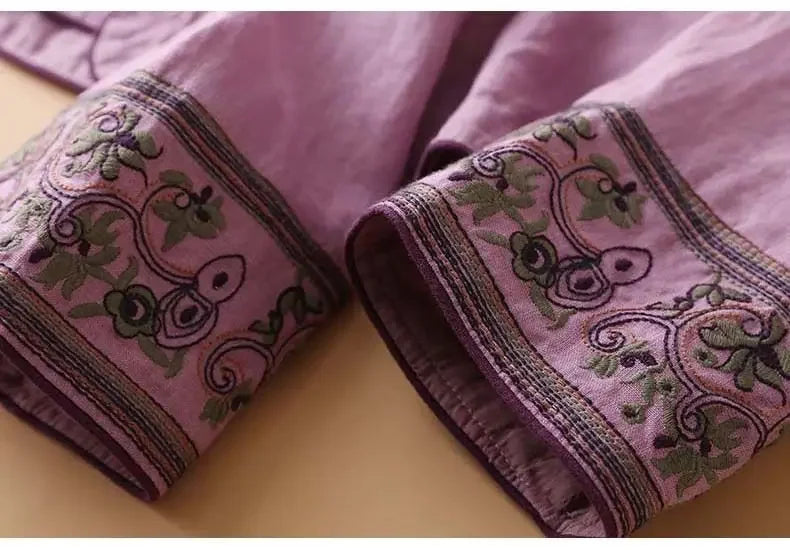 ZenMuse - Ethnic Embroidered Hanfu Top