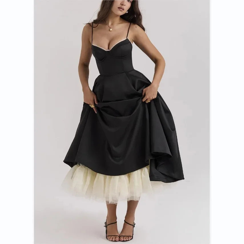 EuroVogue - Strapless Puff Dress