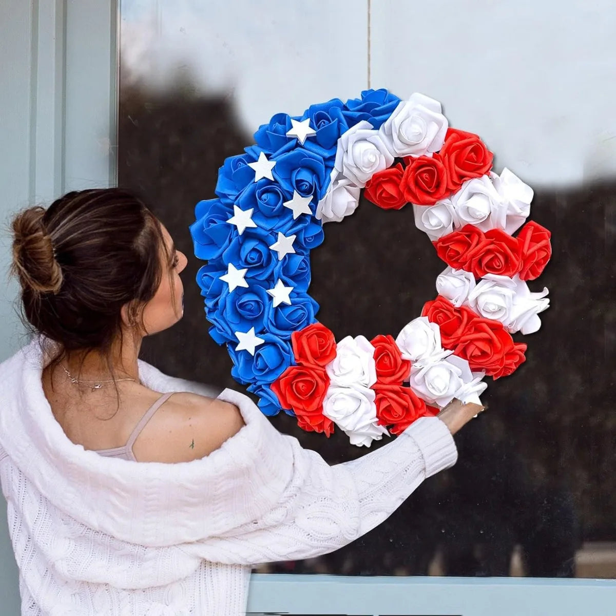 PatrioBloom - Americana Festival Wreath