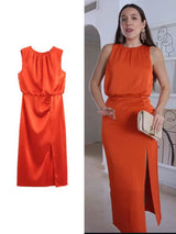 TRAFwear - Pleated Party Dress