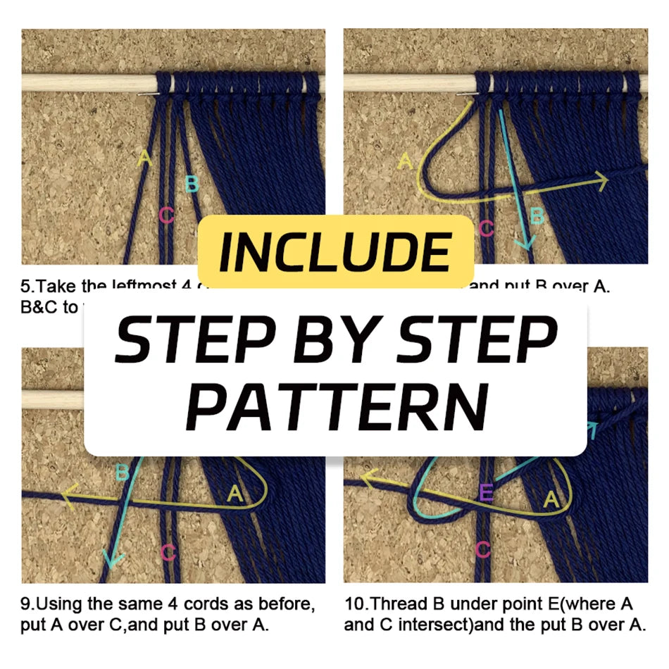 KnotNations - DIY US Flag Tapestry Kit
